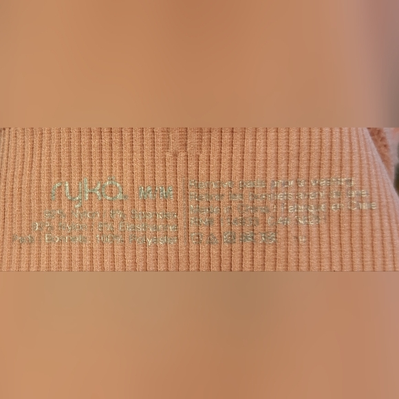 NWOT Ryka Baby Pink Casual Comfy Yoga Gym Exercise Sport Bra SZ M - Picture 4 of 4